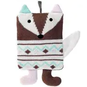 Coussin chauffant Renard au micro-onde, 24 cm