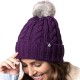 Bonnet avec pompon ultra chaud pour femme Heat Holders