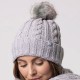 Bonnet avec pompon ultra chaud pour femme Heat Holders
