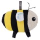 Bouillotte peluche Abeille à chauffer au micro-onde, 22 cm