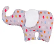 Bouillotte éléphant à pois, déhoussable en coton bio 30 cm