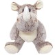 Bouillotte peluche déhoussable Rhinocéros à chauffer au micro-onde