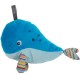 Bouillotte Baleine aux noyaux de cerises 32x17 cm