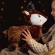 Bouillotte à eau enfant Fausse Fourrure Biche, 40cm