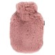 Petite Bouillotte à eau Fausse Fourrure Rose  0,8l