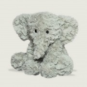 Bouillotte enfant éléphant à chauffer au micro-onde, 29cm