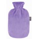 Bouillotte à eau velours homme et femme 2l - 34 cm