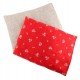 Bouillotte en lin - noyaux de cerise - 30x20cm