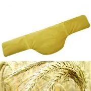 Bouillotte nuque chauffante microfibre 58x16cm en grains de céréales
