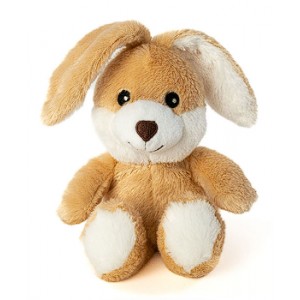 Bouillotte Peluche Lapin roux poils blanc