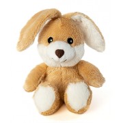 Bouillotte Peluche Lapin roux poils blanc
