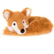 Bouillotte graines Tour de cou Peluche Renard déhoussable