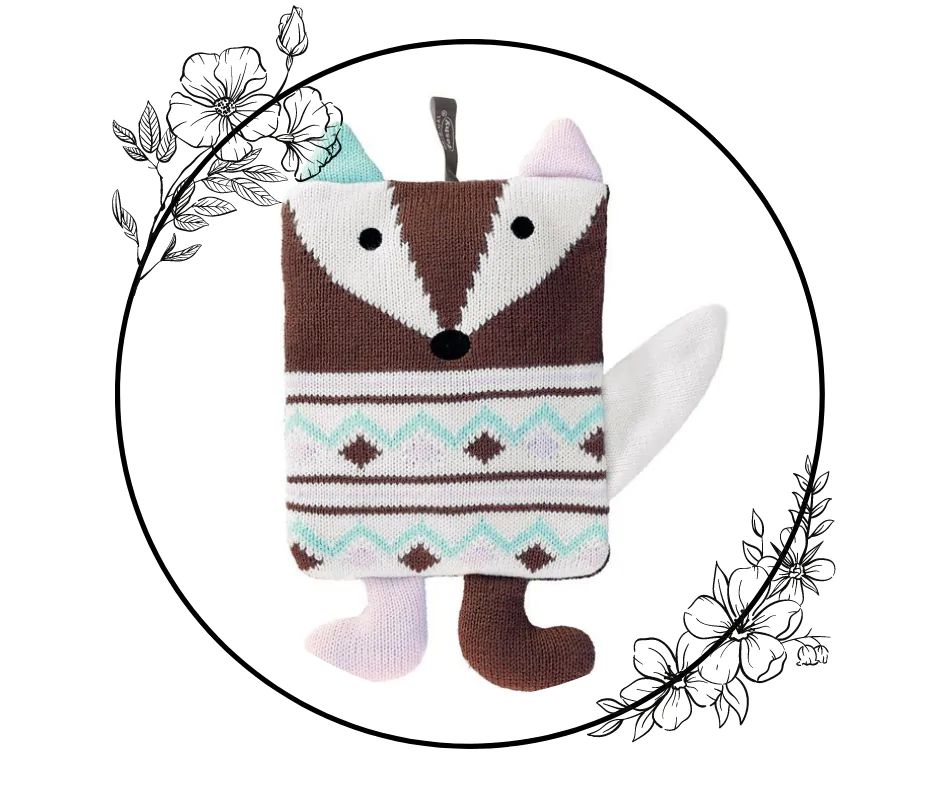 Coussin chauffant renard