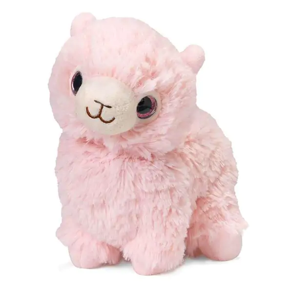 Doudou alpaga rose par Intelex