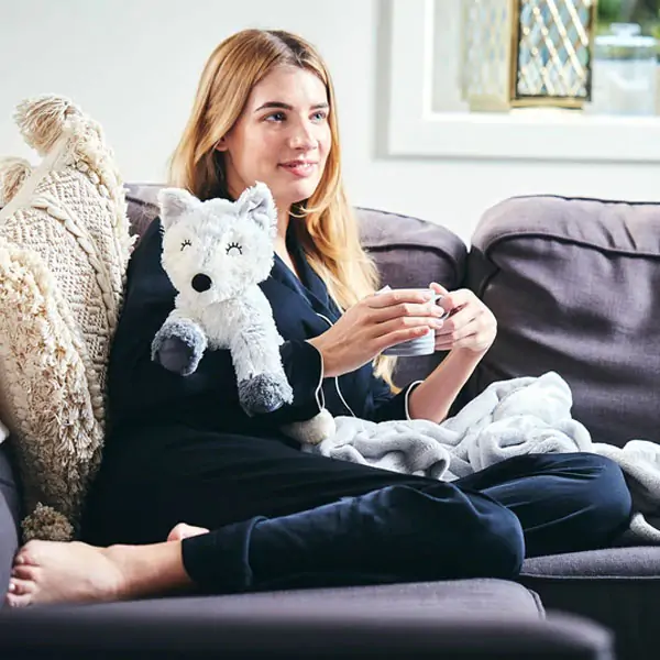 Bouillotte peluche housse, photo par Warmies
