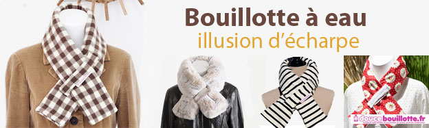 Esthétique et utile : la bouillotte tour de cou de Béa - Douce Bouillotte,  le blog