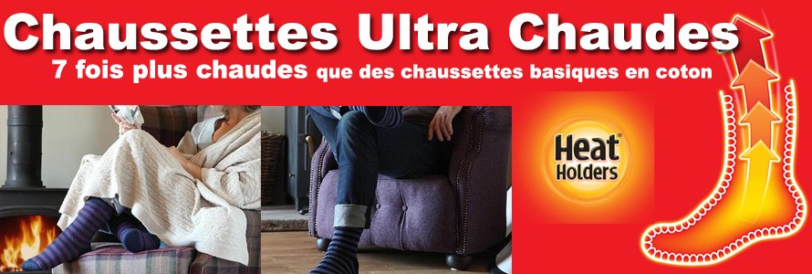 Nos chaussettes ultra chaudes de chez Heat Holder