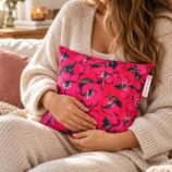 bouillotte florale dans un cocon douillet