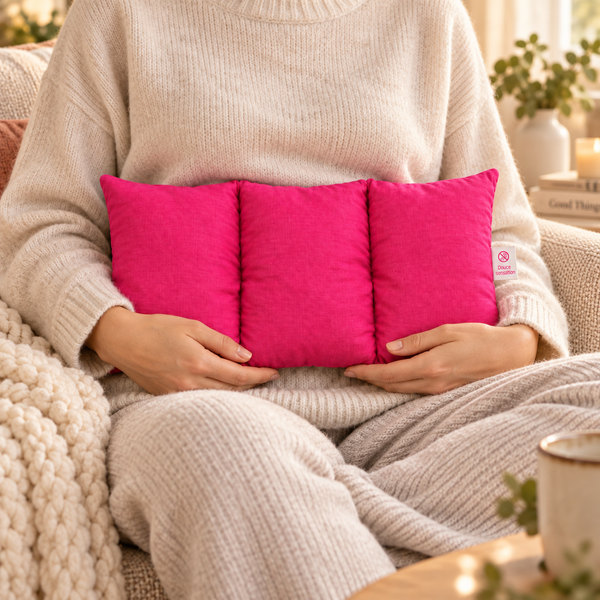Découvrez la bouillotte fuchsia aux noyaux de cerise Découvrez la bouillotte fuchsia aux noyaux de cerise