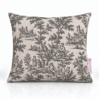 bouillotte aux noyaux de cerise coussin toile de jouy