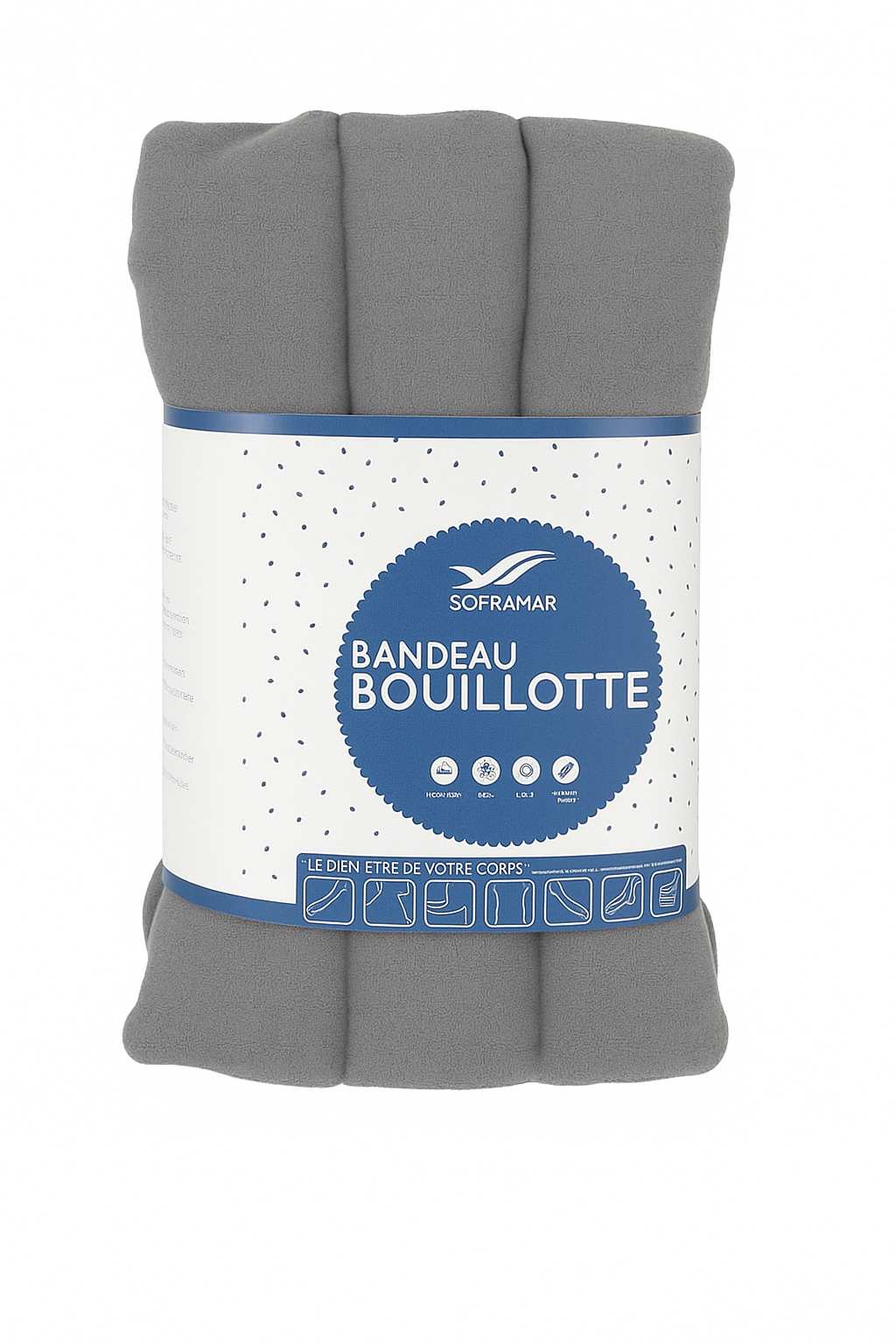 Lot De 3 Bouillottes En Graines De Lin Et Lavande - Fabriqué En France, 30x20cm, Thérapie Chaude Ou Froide