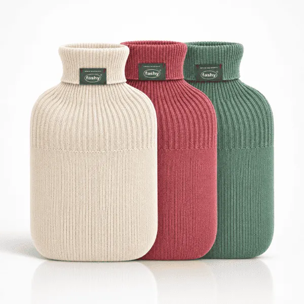Bouillotte à eau tricot 2 Litres de la marque Fashy Bouillotte à eau tricot 2 Litres de la marque Fashy