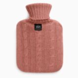 bouillotte tricot rose