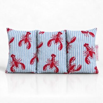 bouillotte homards bleu aux graines de cerise