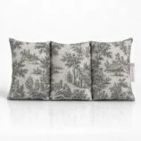 bouillotte toile de jouy aux graines de cerise